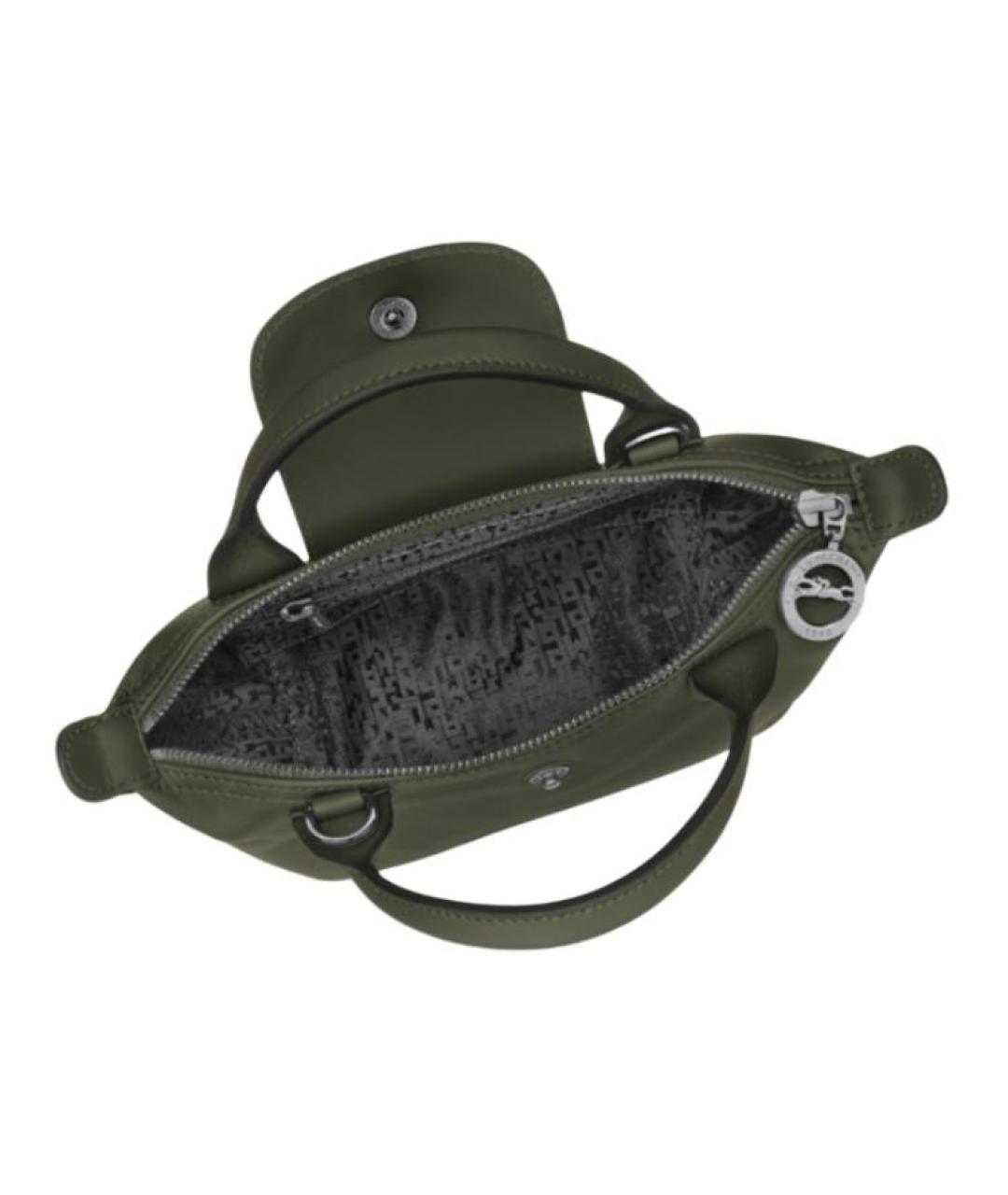 LONGCHAMP Зеленая сумка через плечо, фото 4