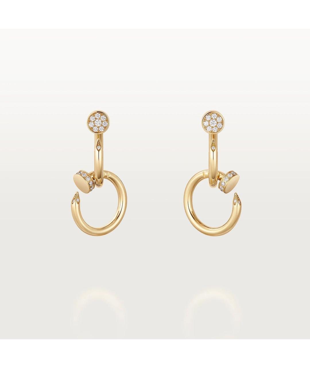 CARTIER Золотые серьги из желтого золота, фото 6
