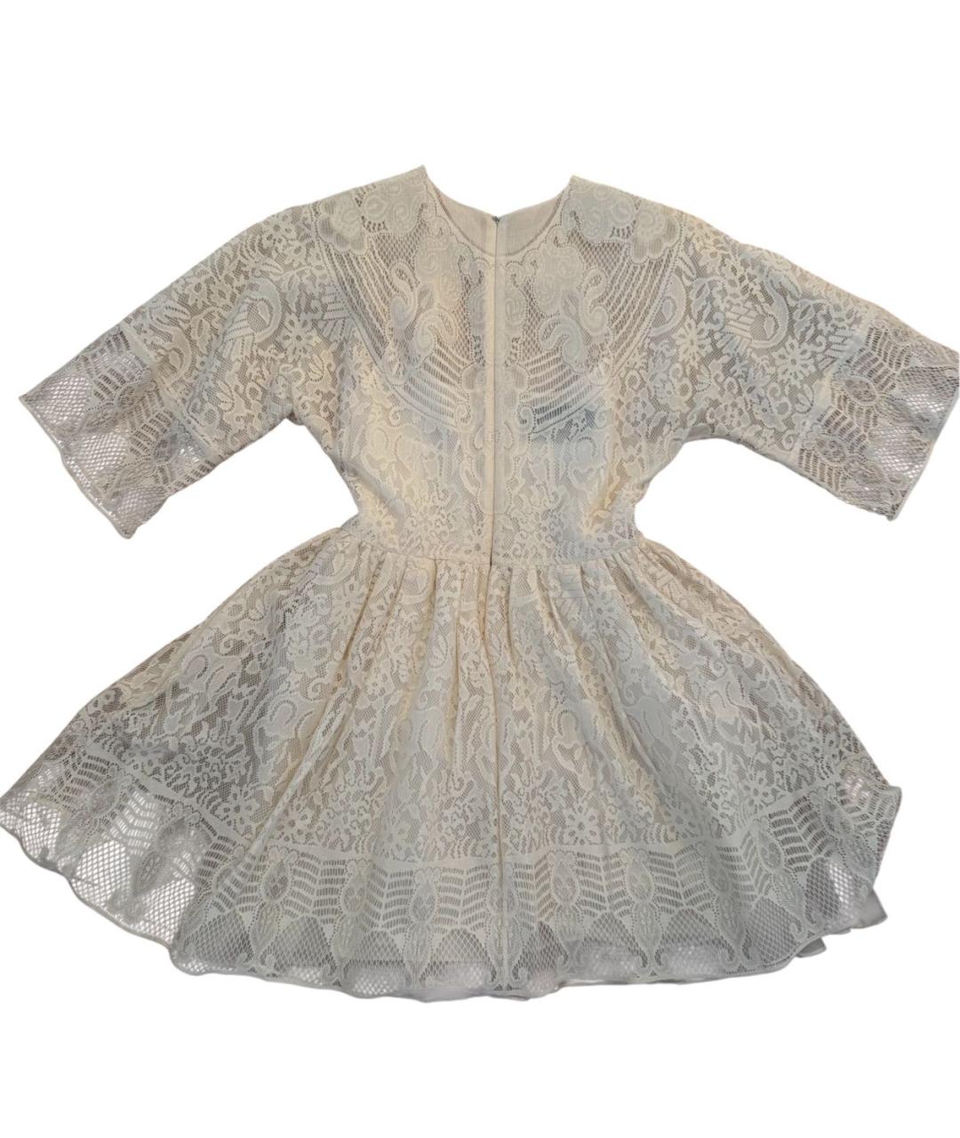 VALENTINO Бежевое хлопковое повседневное платье, фото 2