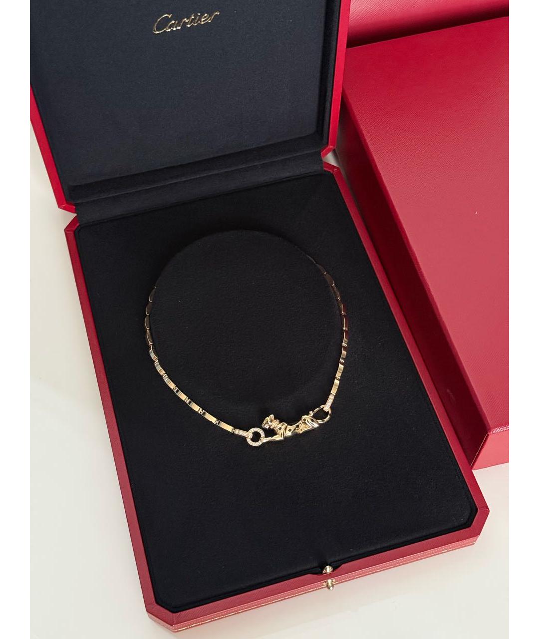 CARTIER Золотое колье из желтого золота, фото 2