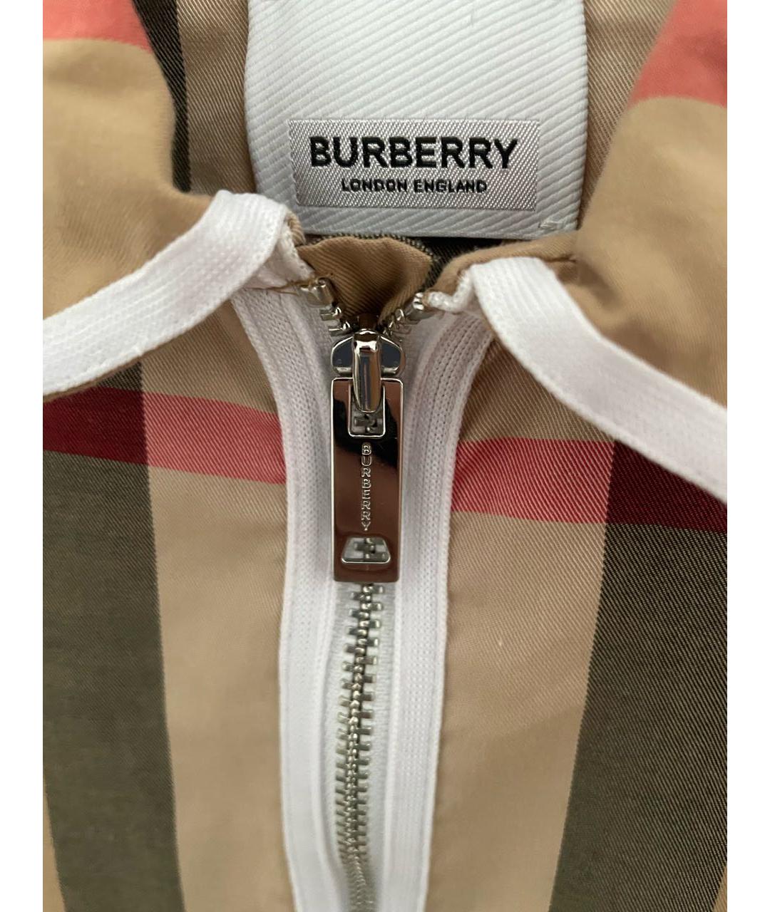BURBERRY KIDS Мульти хлопковый боди / песочник, фото 4