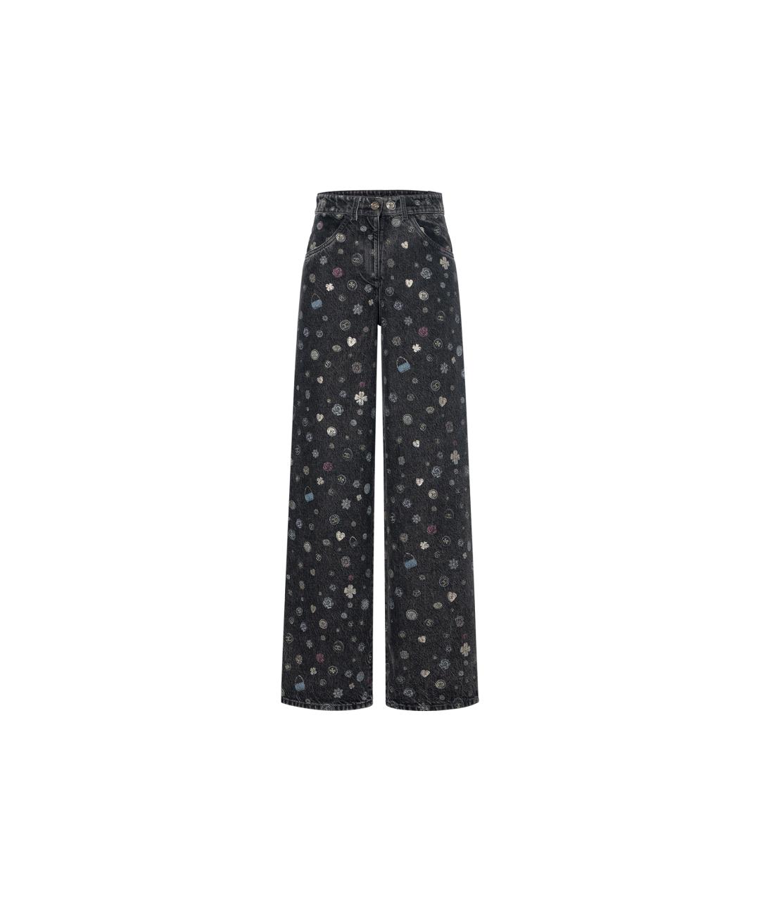 CHANEL Серые прямые джинсы, фото 6