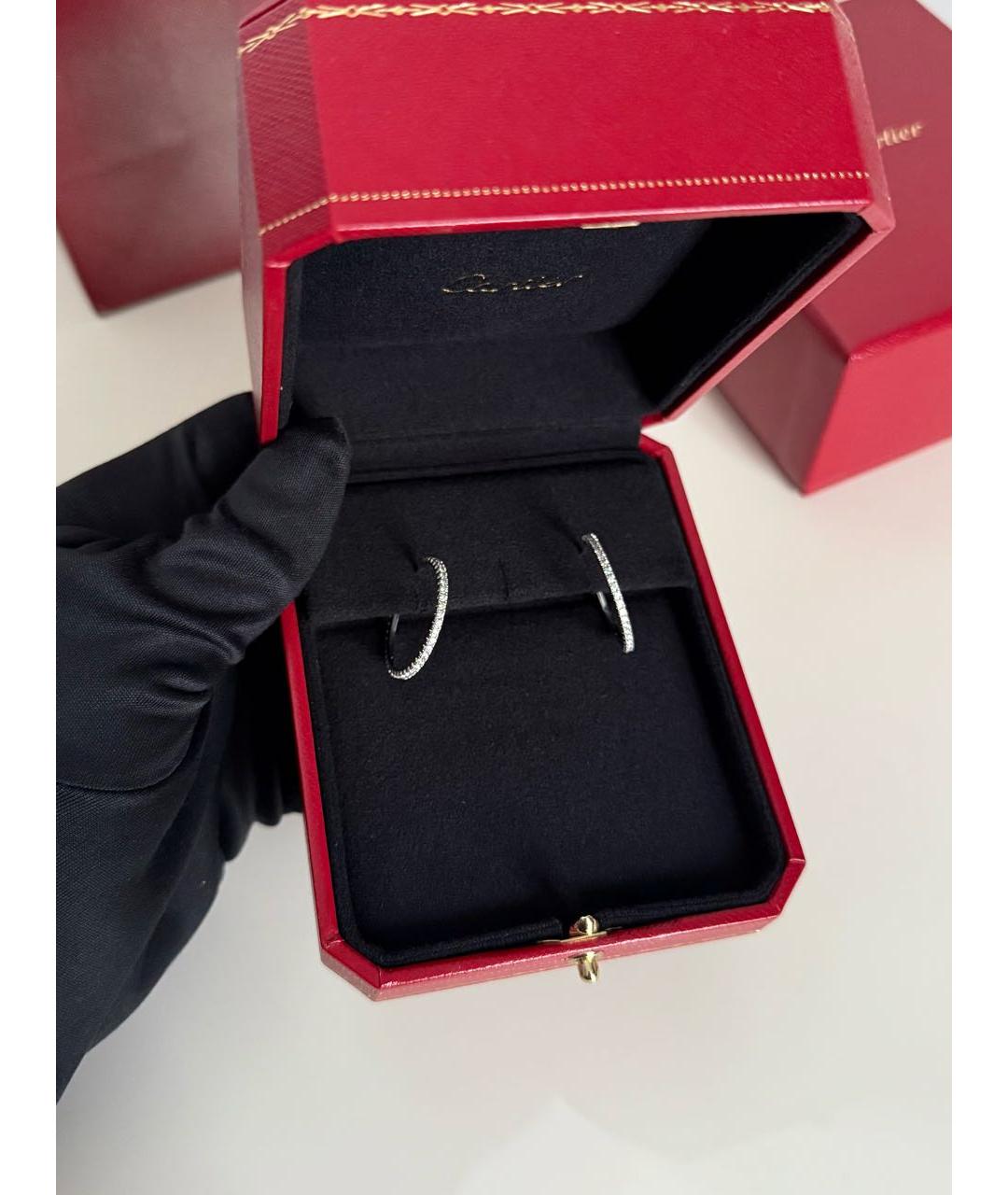 CARTIER Серьги из белого золота, фото 3