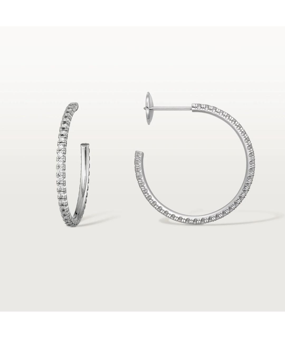 CARTIER Серьги из белого золота, фото 4