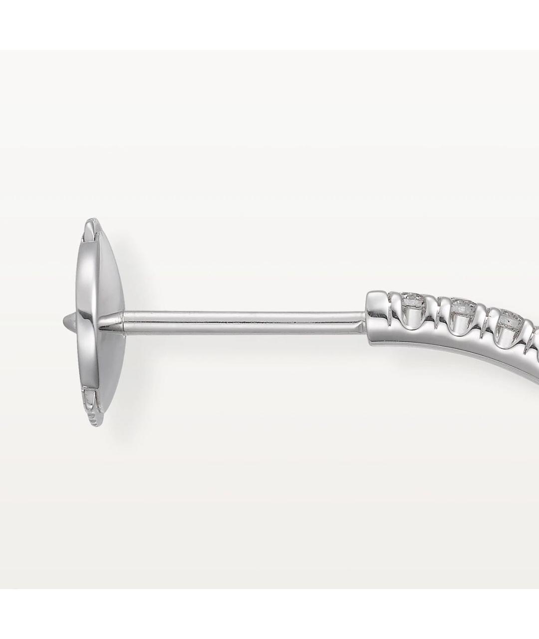 CARTIER Серьги из белого золота, фото 5