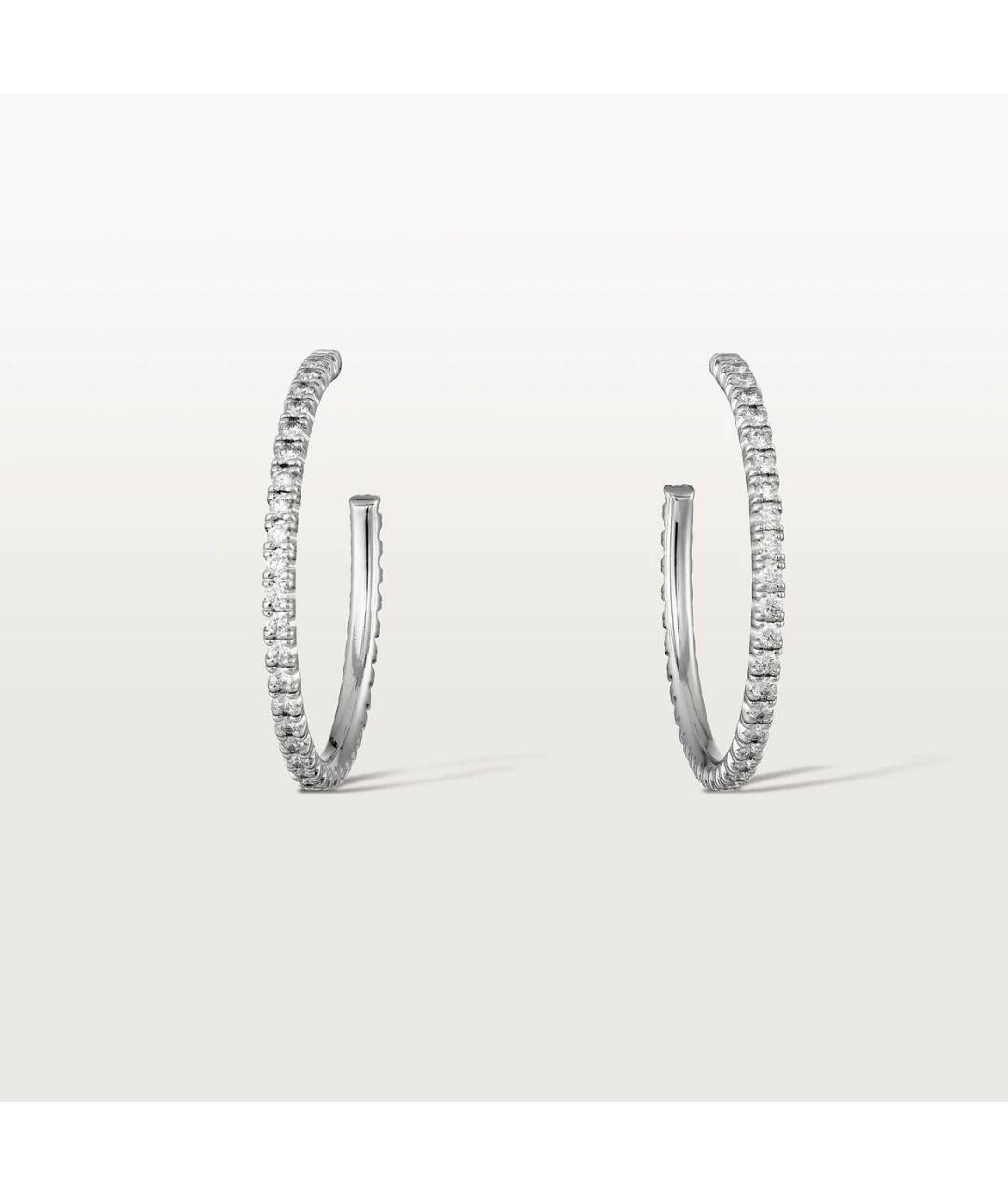 CARTIER Серьги из белого золота, фото 7