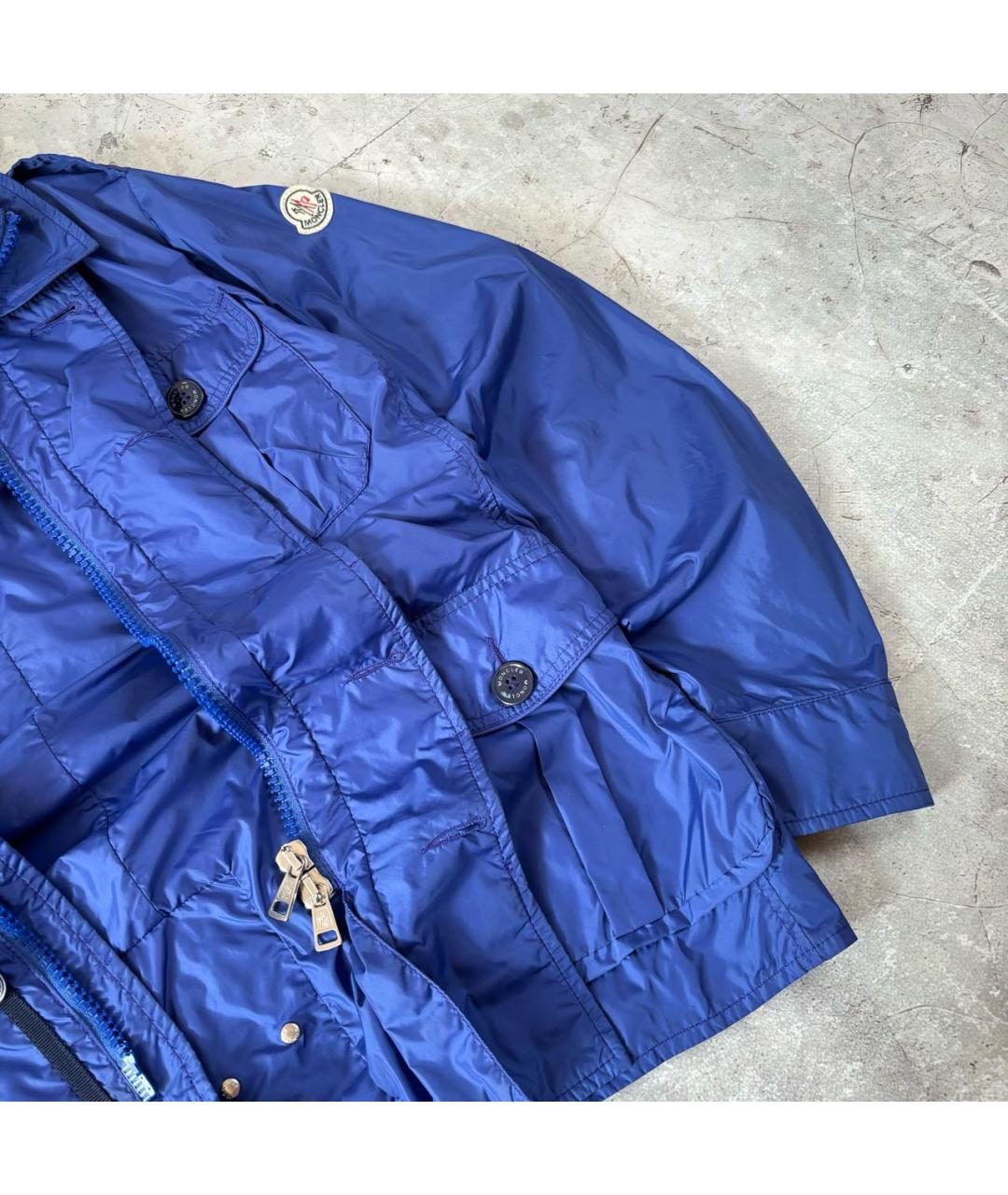 MONCLER Синяя куртка, фото 4