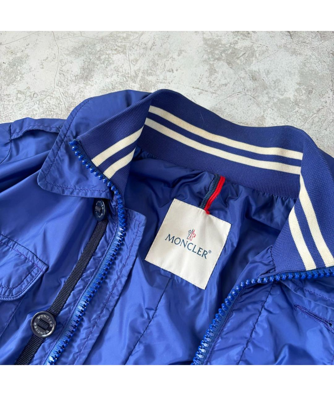 MONCLER Синяя куртка, фото 3