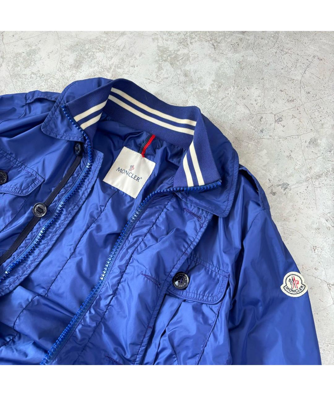 MONCLER Синяя куртка, фото 2