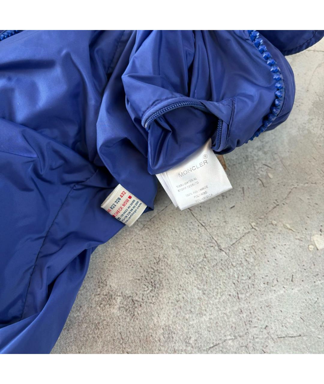 MONCLER Синяя куртка, фото 7