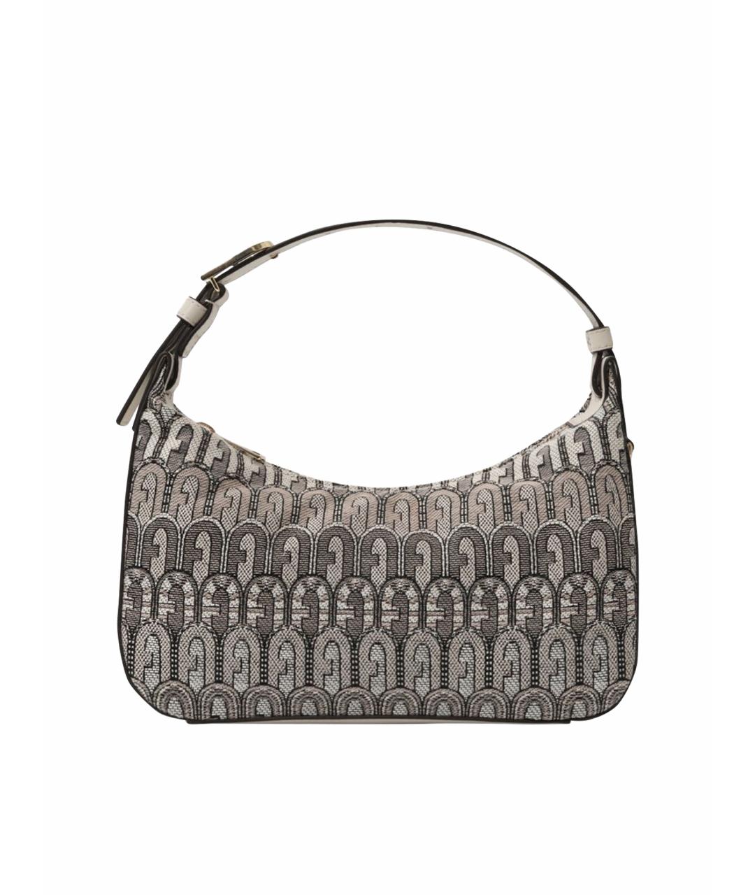 FURLA Бежевая хлопковая сумка с короткими ручками, фото 1