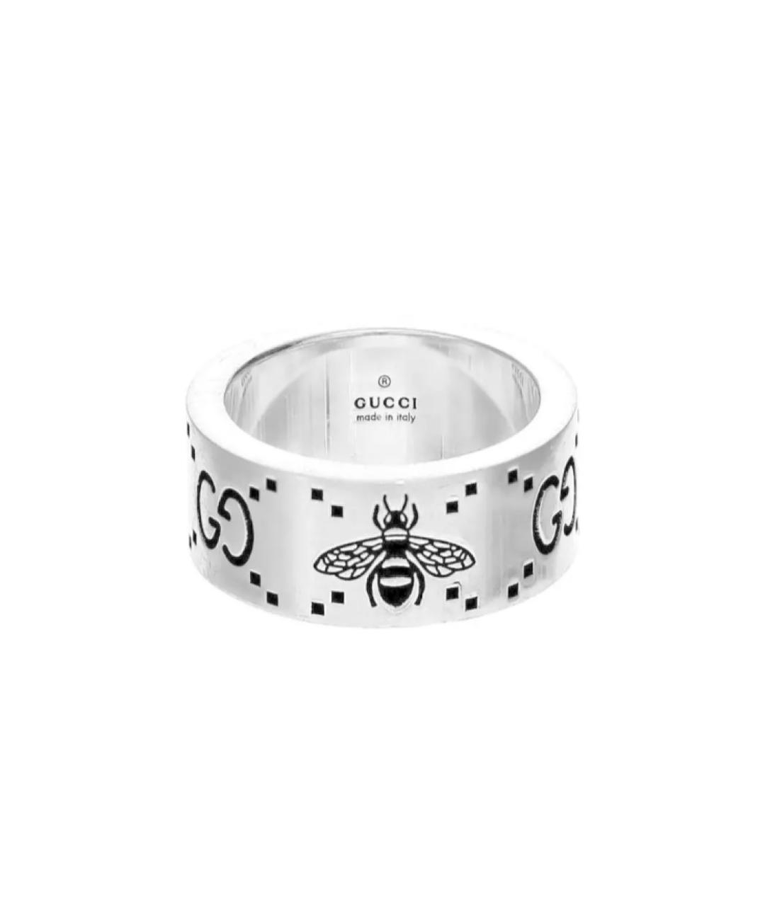 GUCCI Серебряное серебряное кольцо, фото 1