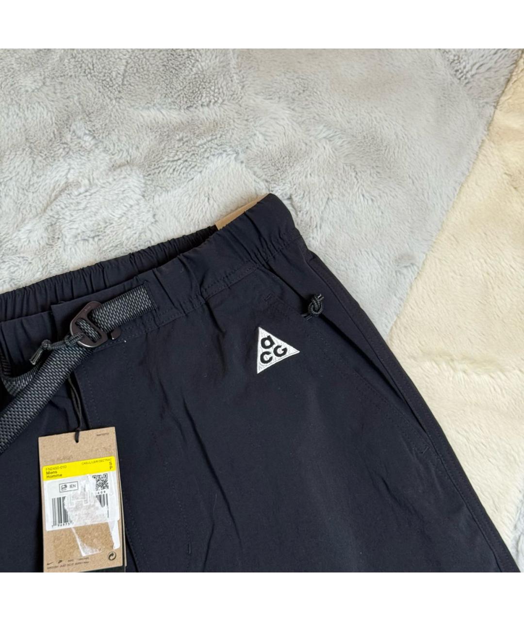 NIKE ACG Черные полиэстеровые повседневные брюки, фото 4