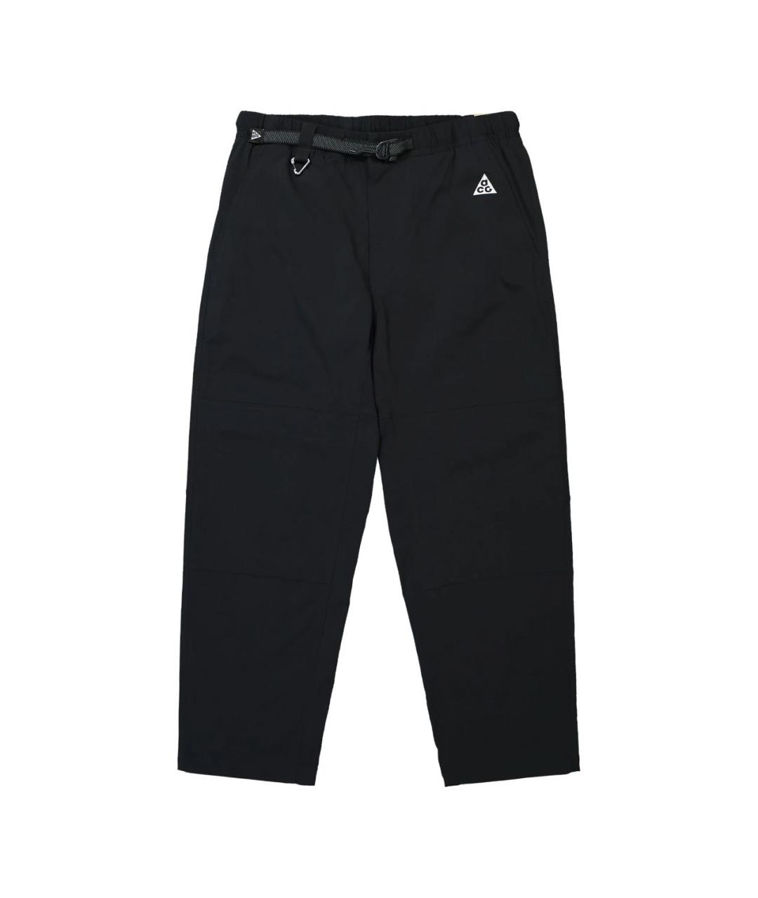 NIKE ACG Черные полиэстеровые повседневные брюки, фото 1