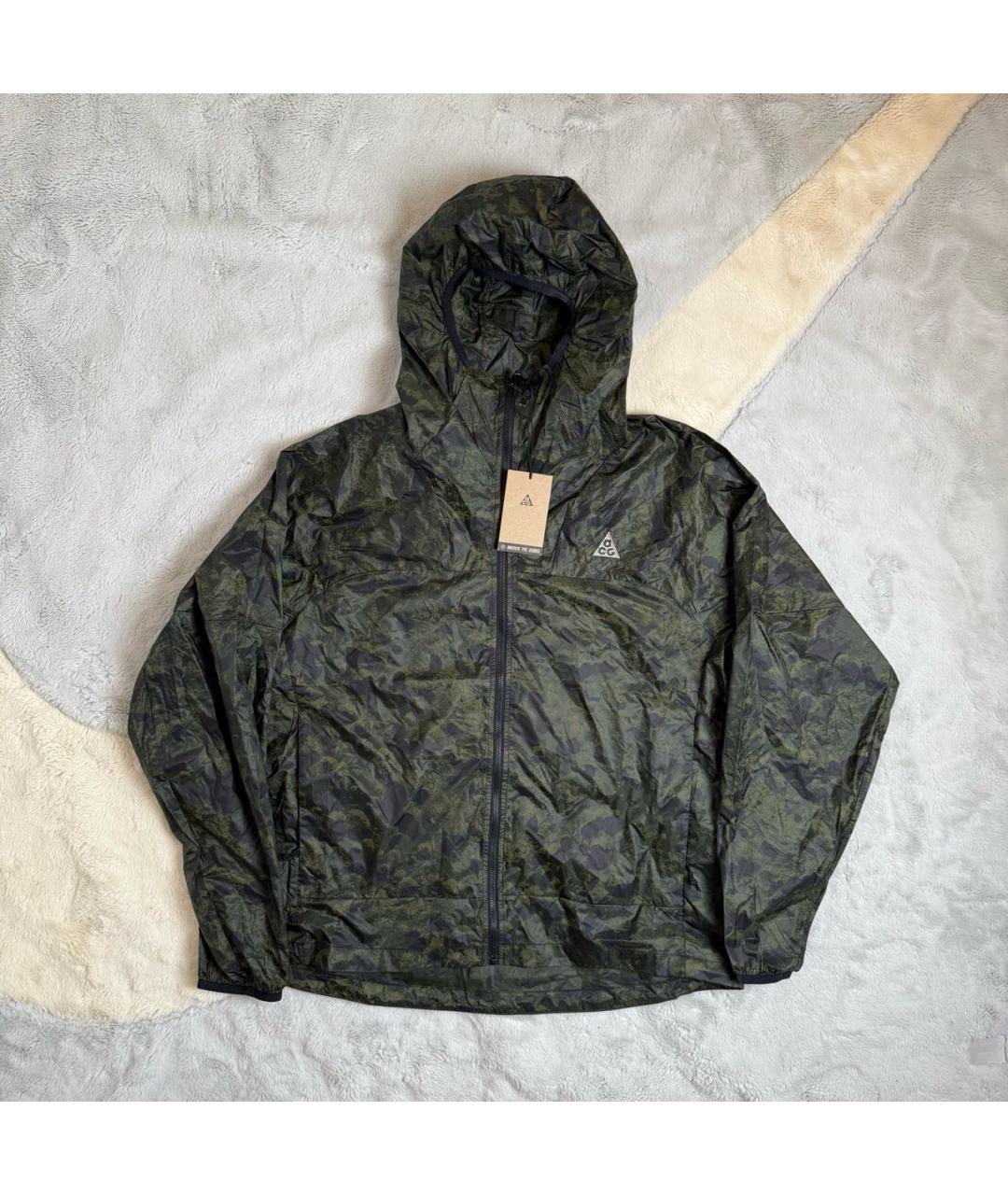 NIKE ACG Зеленая полиэстеровая куртка, фото 2