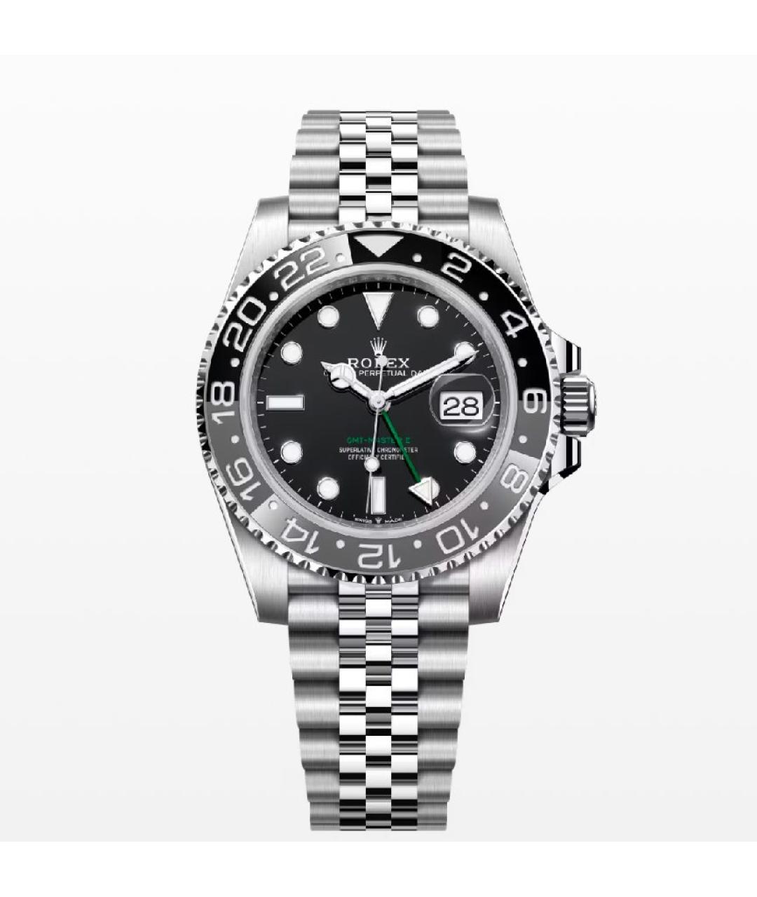 ROLEX Антрацитовые металлические часы, фото 5