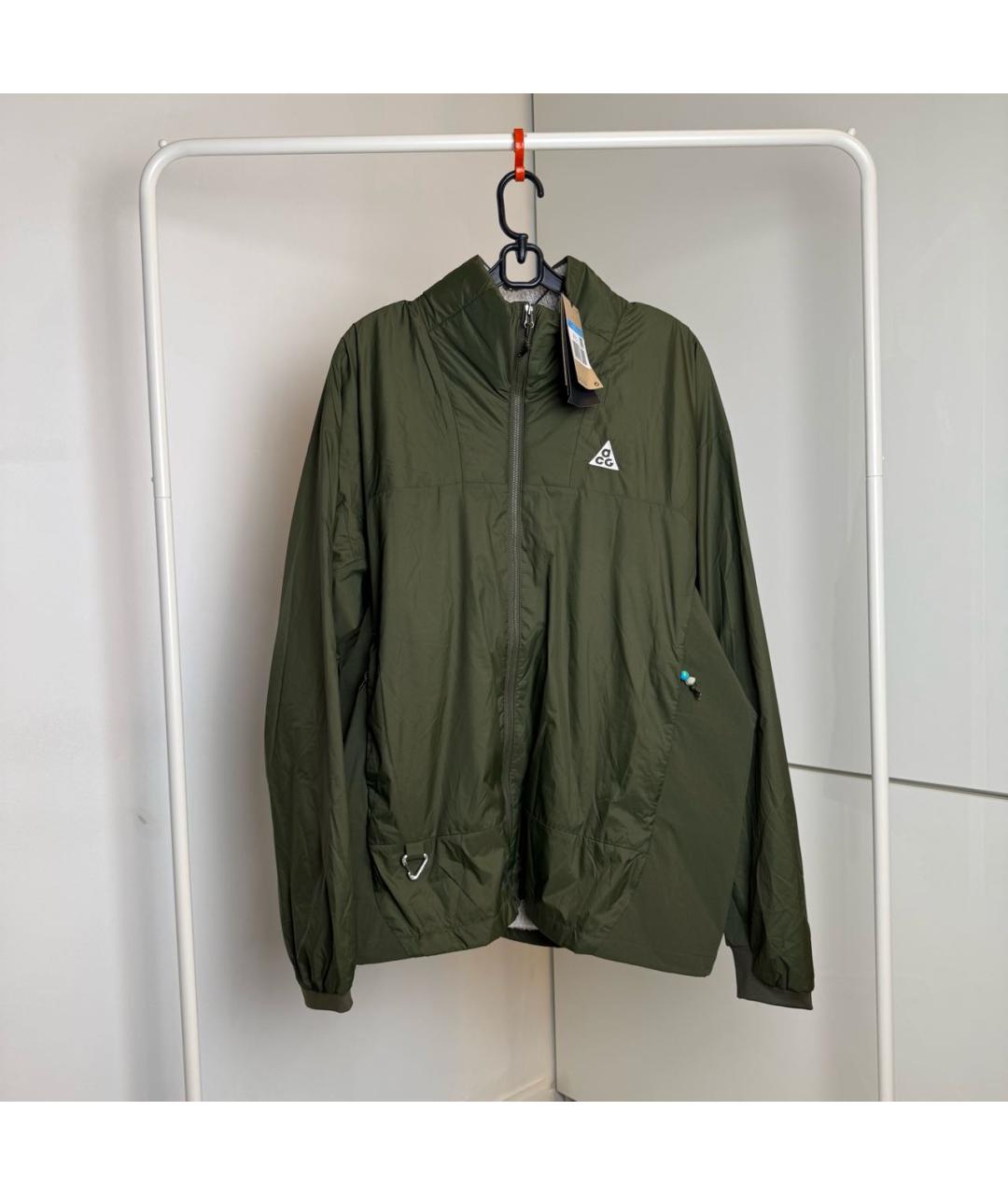 NIKE ACG Зеленая полиэстеровая куртка, фото 2