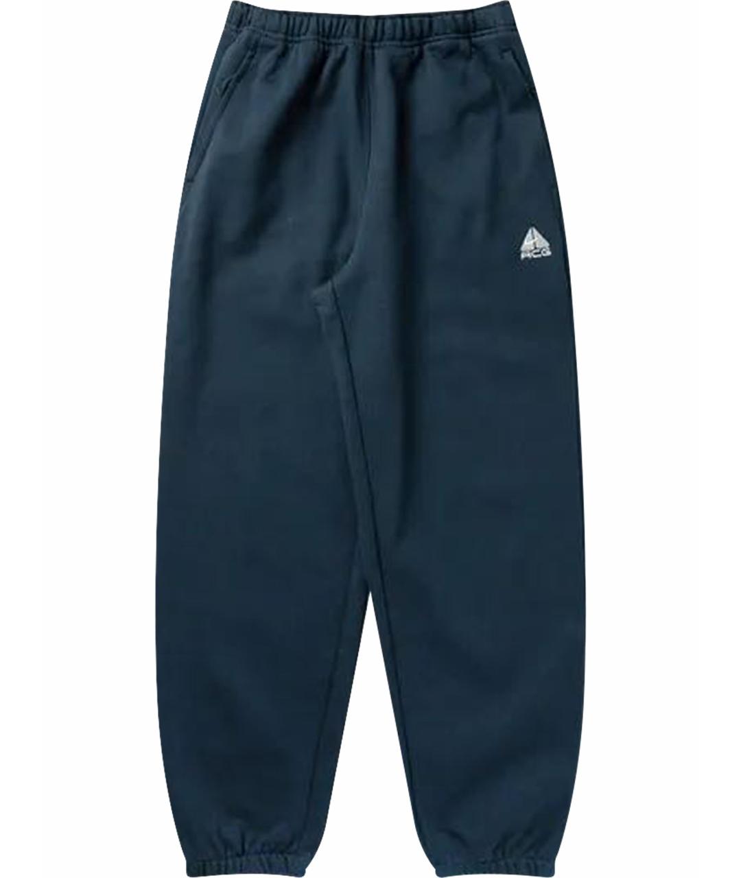 NIKE ACG Темно-синие хлопковые повседневные брюки, фото 1