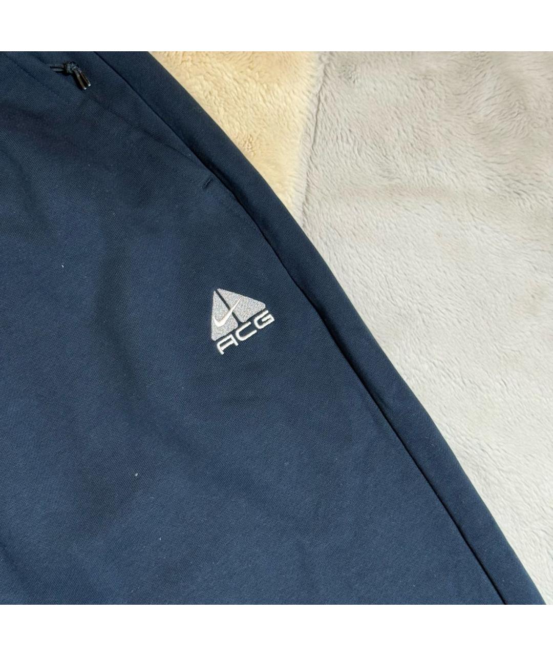 NIKE ACG Темно-синие хлопковые повседневные брюки, фото 4