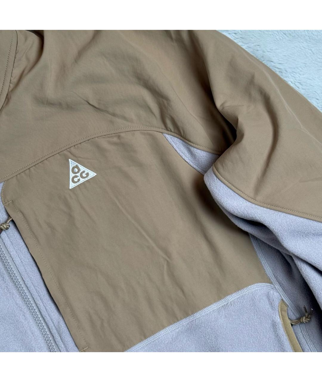 NIKE ACG Бежевая полиэстеровая куртка, фото 5