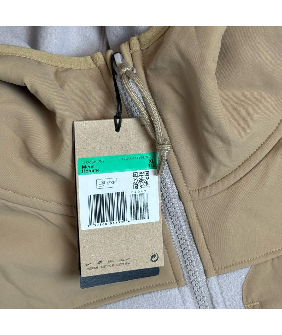 NIKE ACG Бежевая полиэстеровая куртка, фото 7