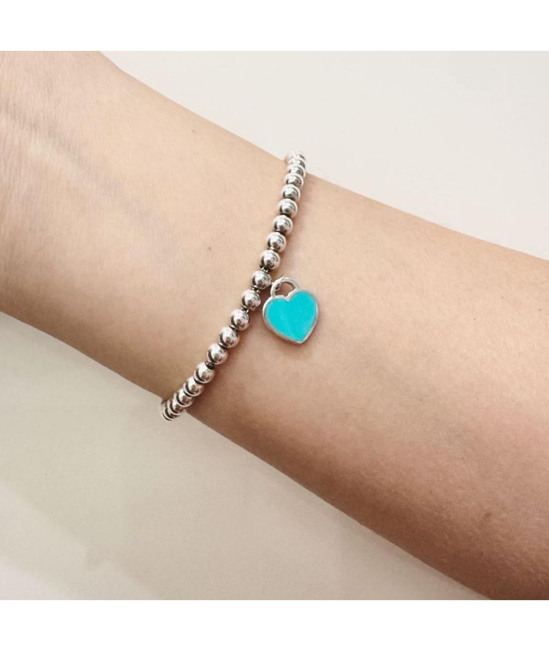 TIFFANY&CO Серебрянный серебряный браслет, фото 5