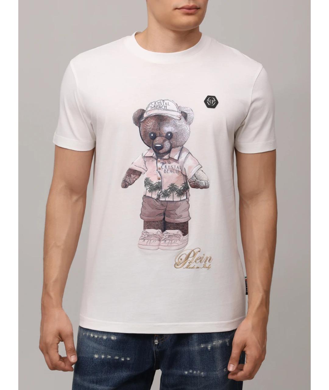PHILIPP PLEIN Белая футболка, фото 4