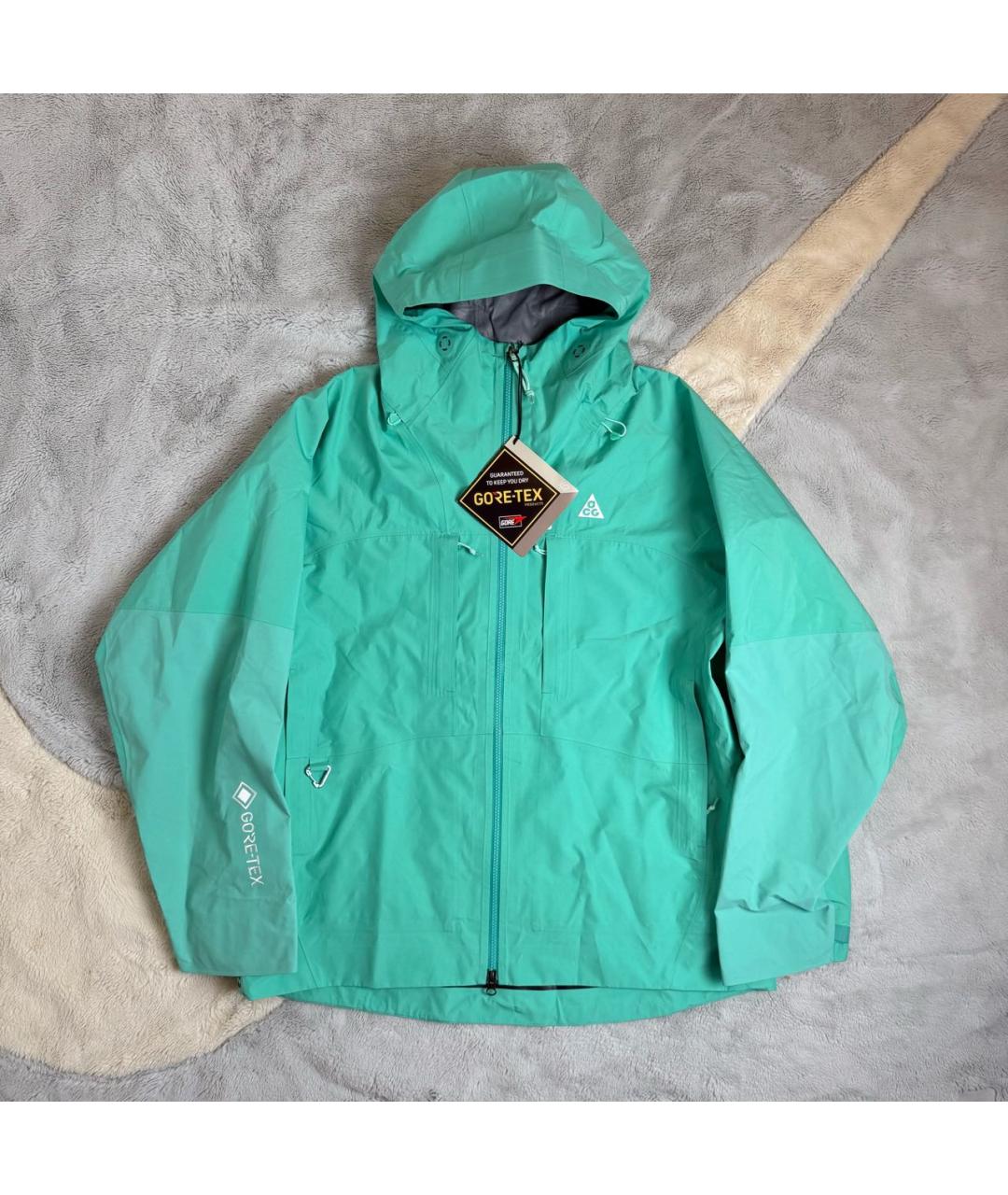 NIKE ACG Бирюзовая полиэстеровая куртка, фото 2