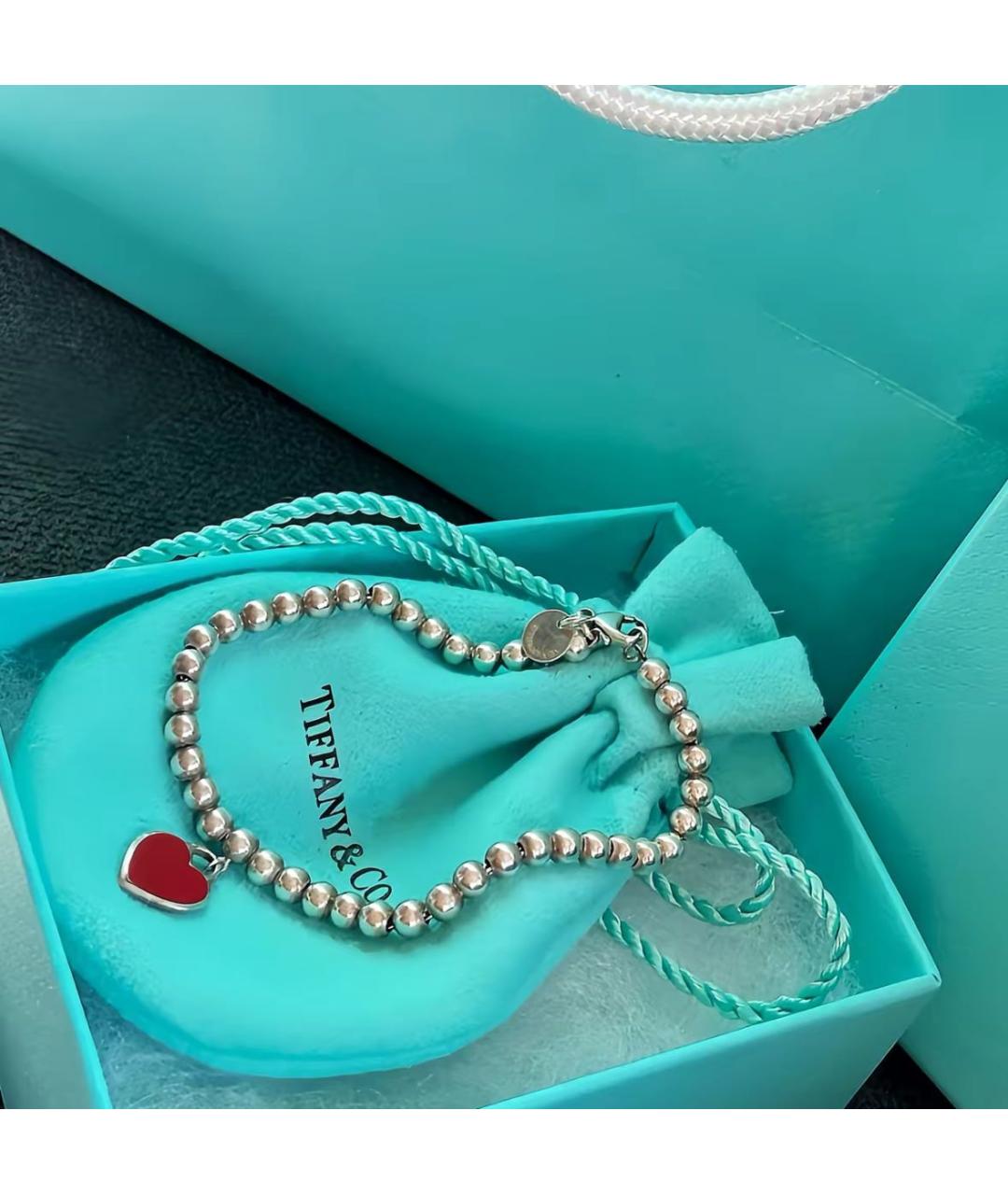 TIFFANY&CO Серебрянный серебряный браслет, фото 4