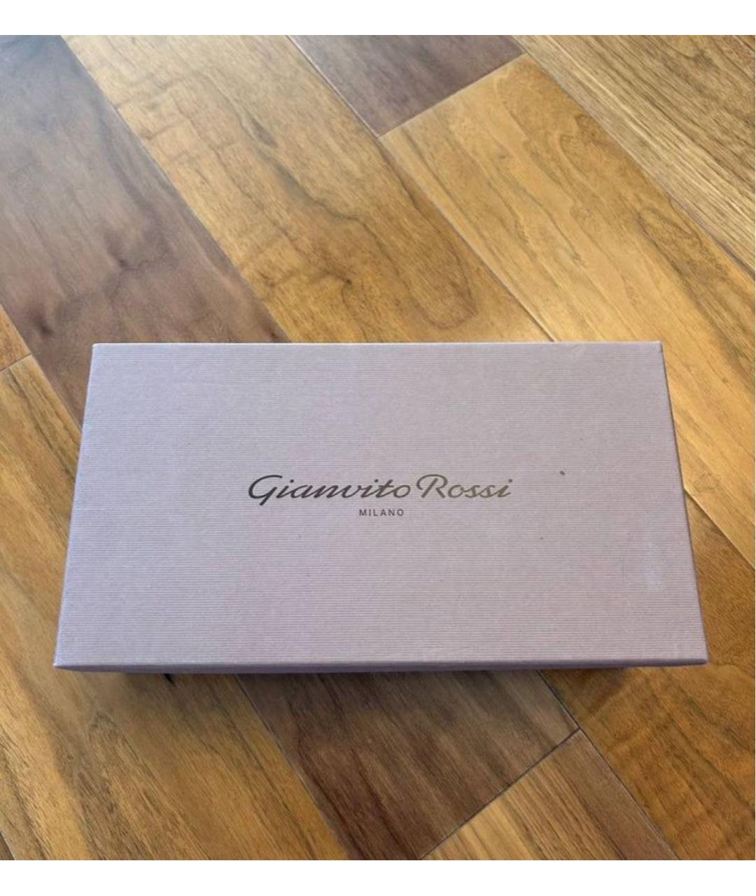 GIANVITO ROSSI Бежевые кожаные туфли, фото 5