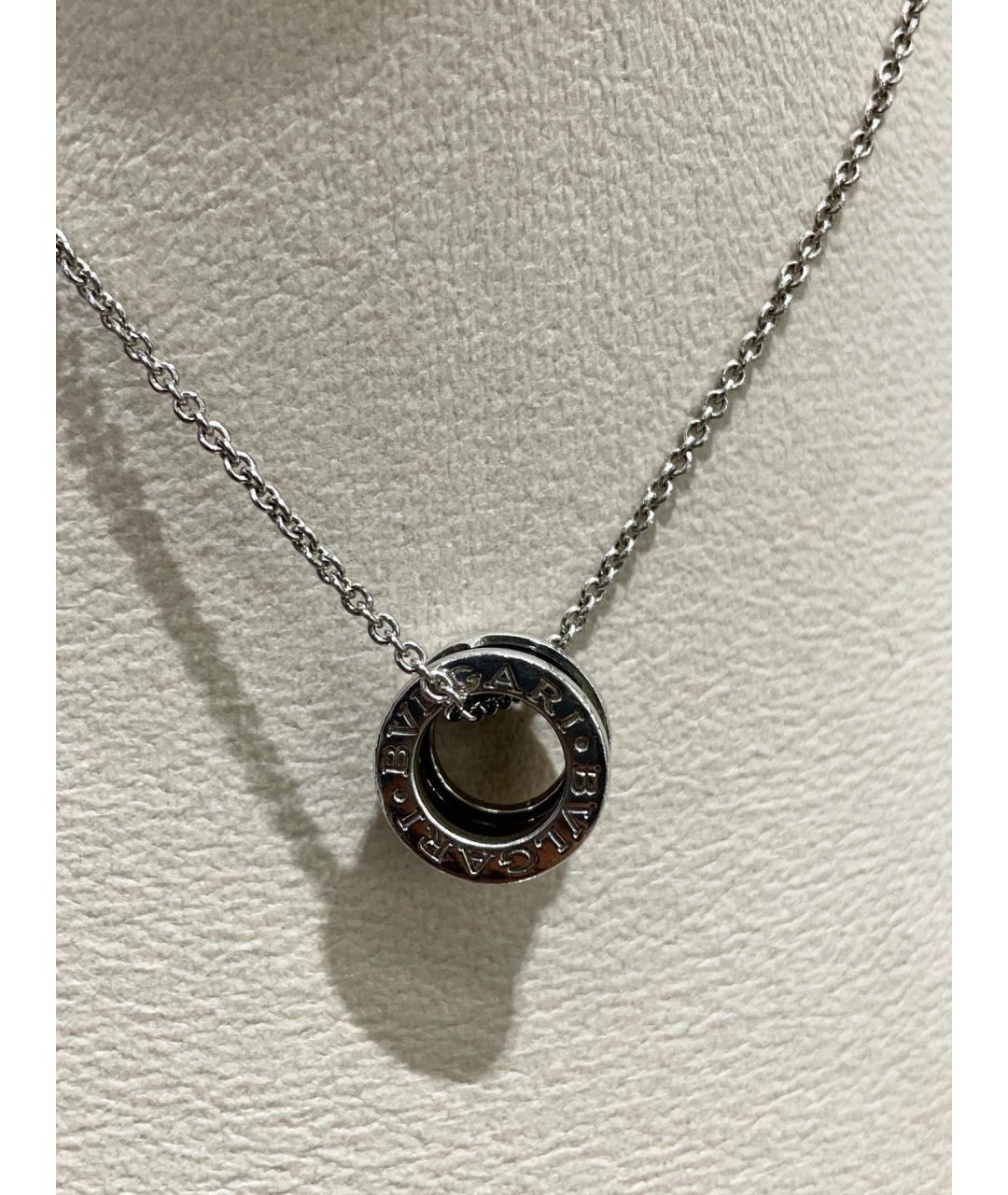 BVLGARI Черное серебряное колье, фото 5