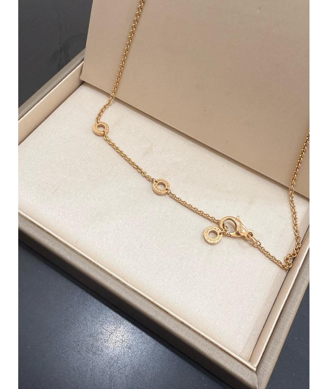 BVLGARI Золотое колье из розового золота, фото 4
