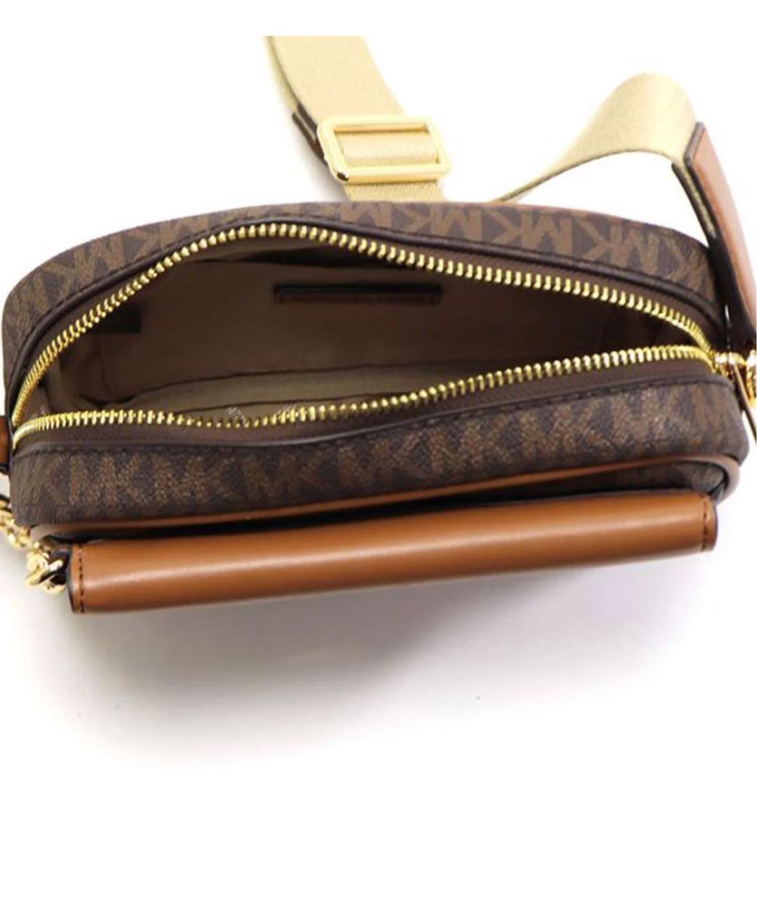 MICHAEL KORS Коричневая сумка через плечо, фото 3