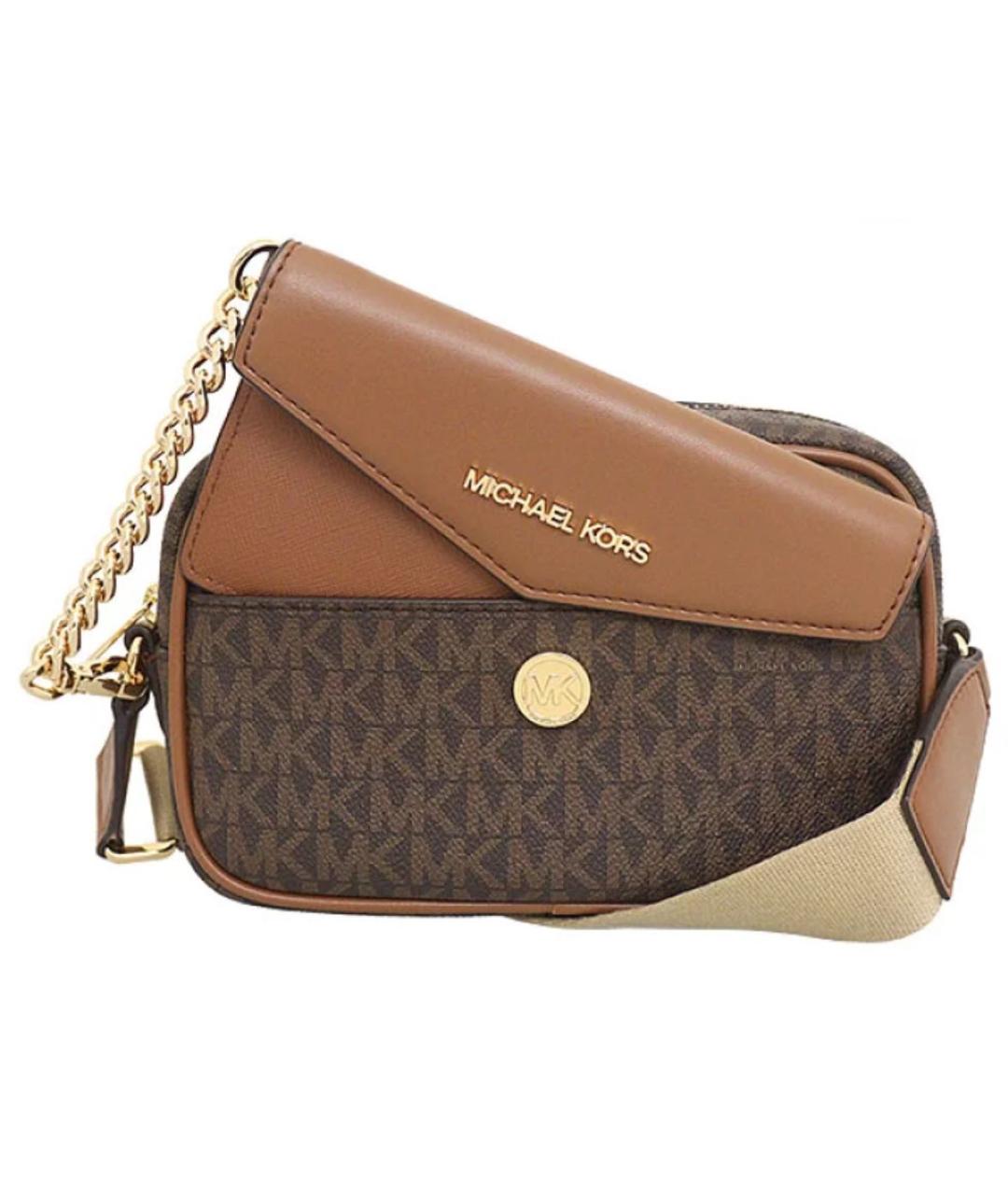 MICHAEL KORS Коричневая сумка через плечо, фото 6