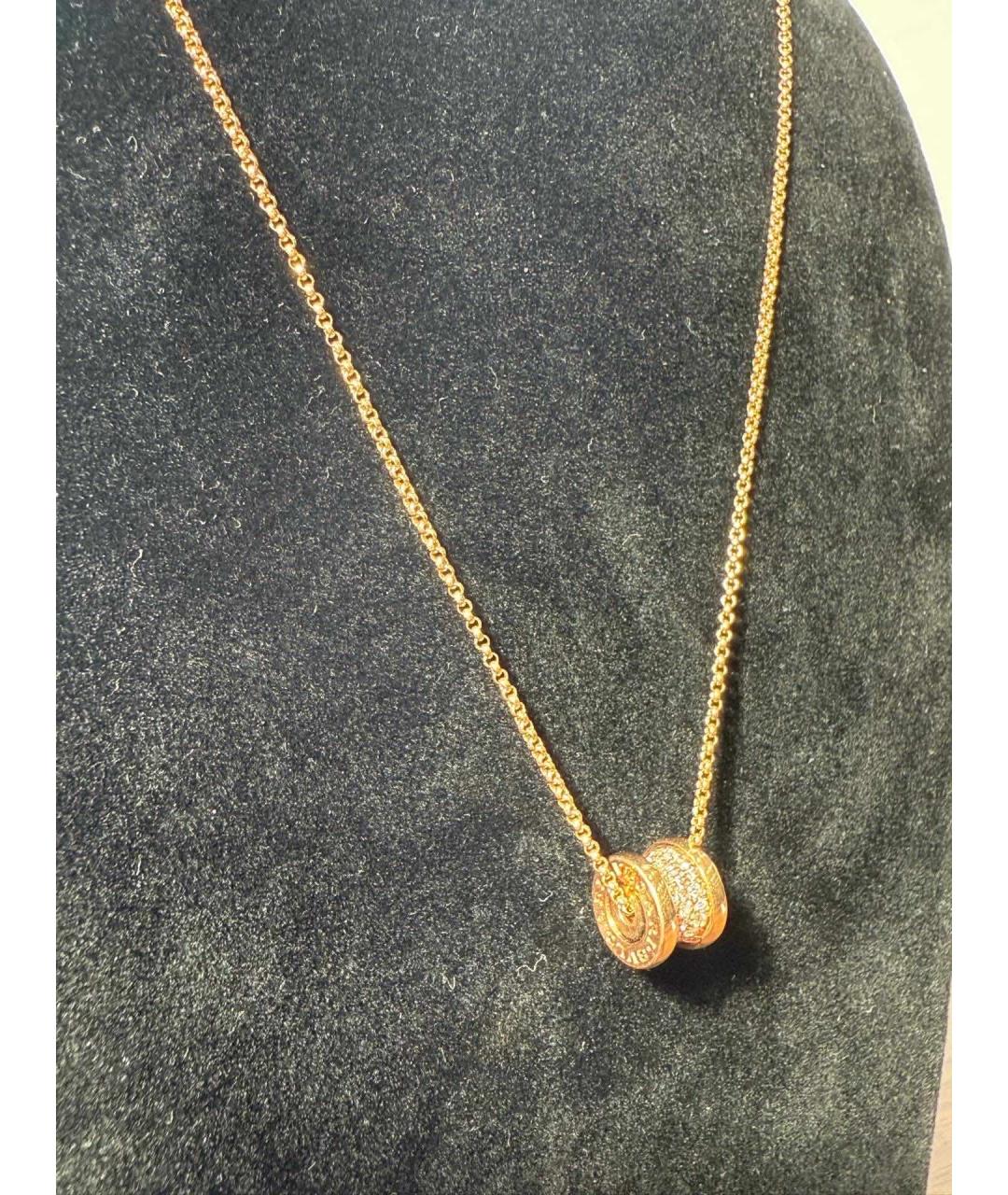BVLGARI Золотое колье из розового золота, фото 4