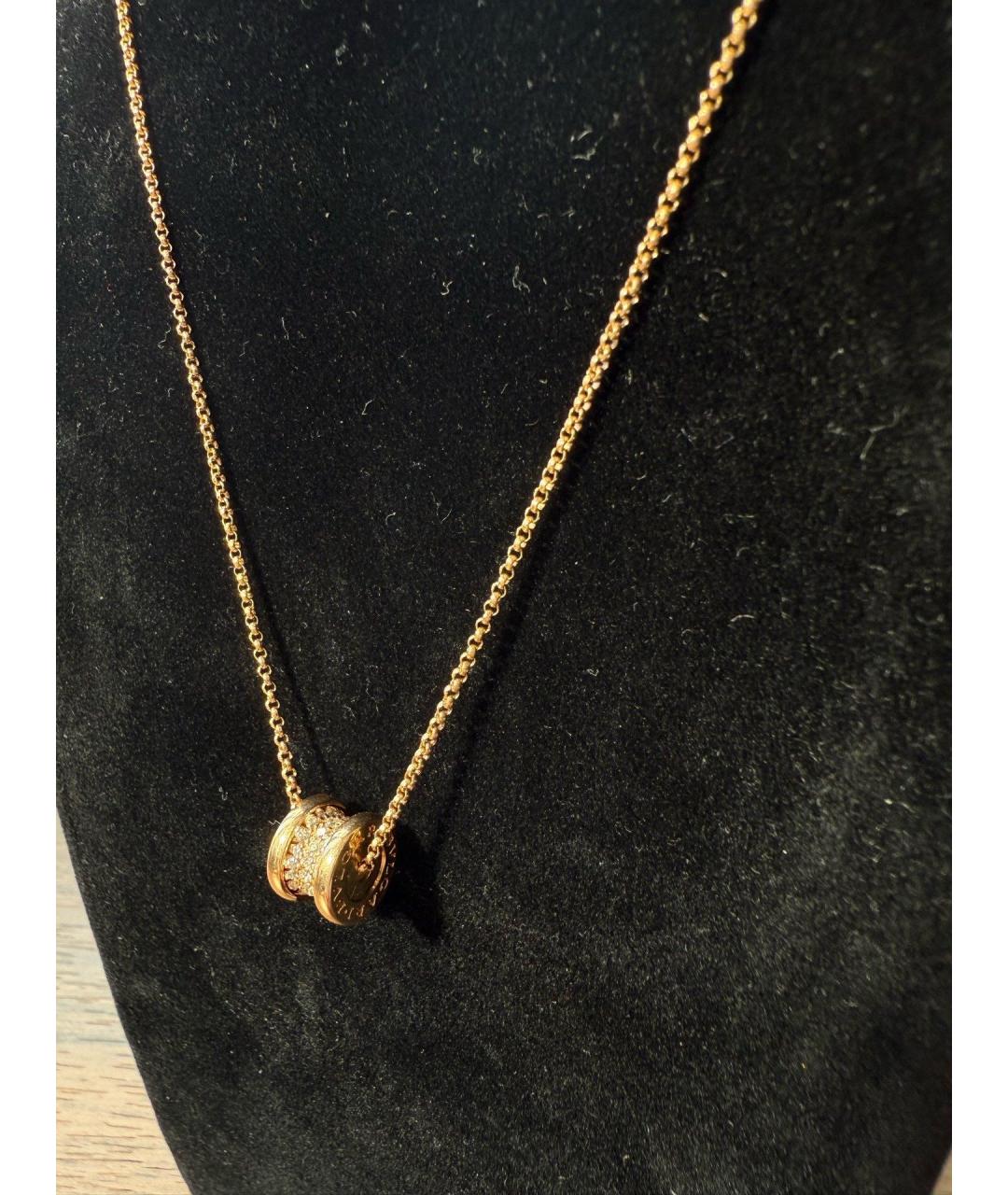 BVLGARI Золотое колье из розового золота, фото 3