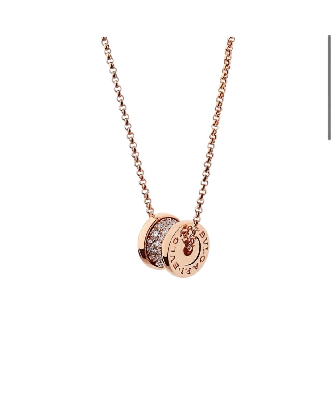 BVLGARI Золотое колье из розового золота, фото 5