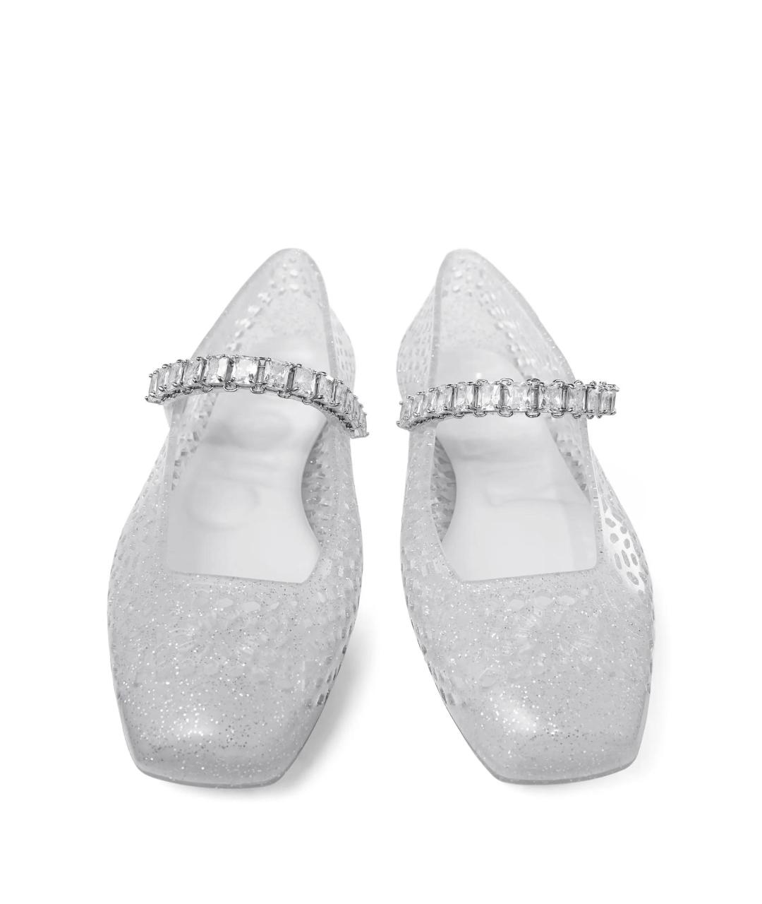JIMMY CHOO Серые балетки, фото 4