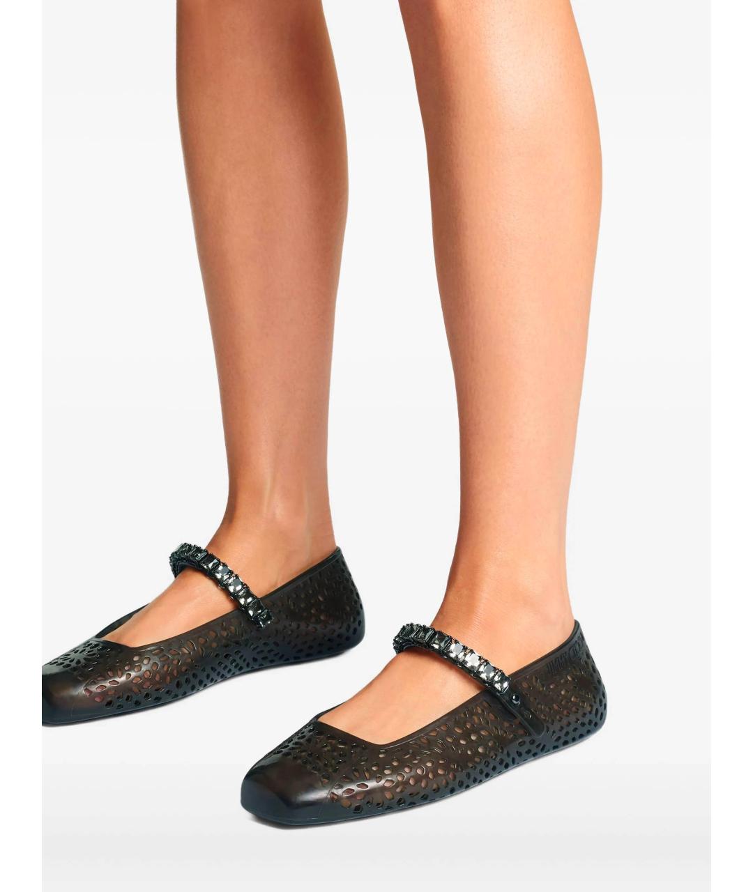 JIMMY CHOO Черные балетки, фото 6