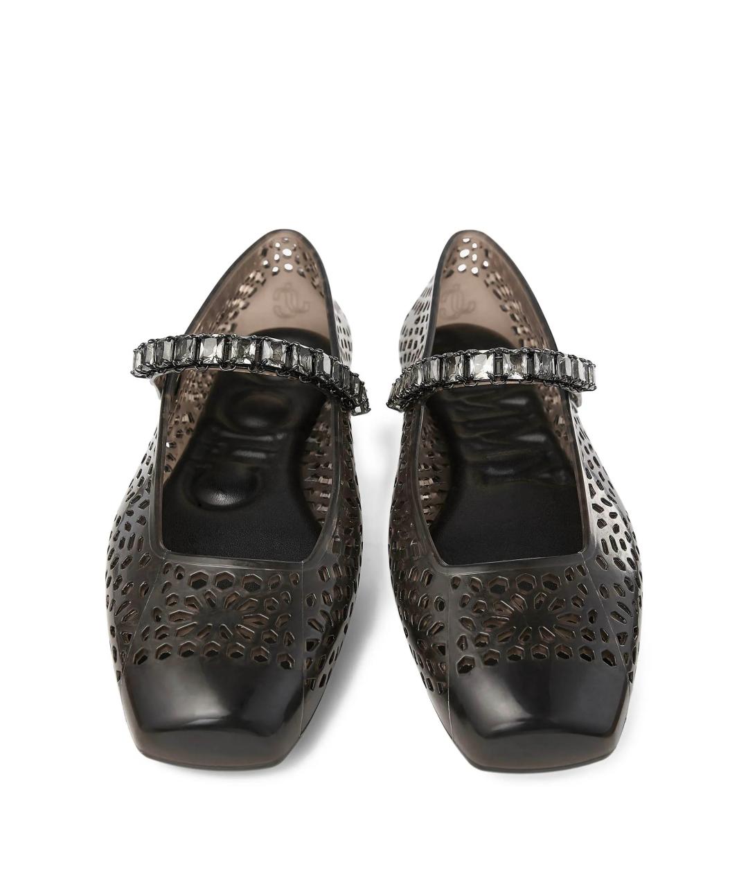 JIMMY CHOO Черные балетки, фото 4