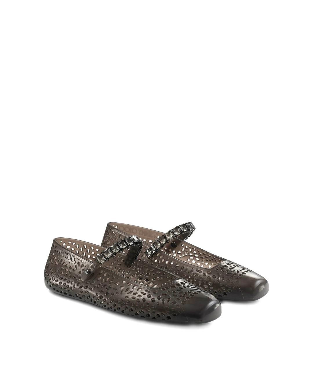 JIMMY CHOO Черные балетки, фото 2