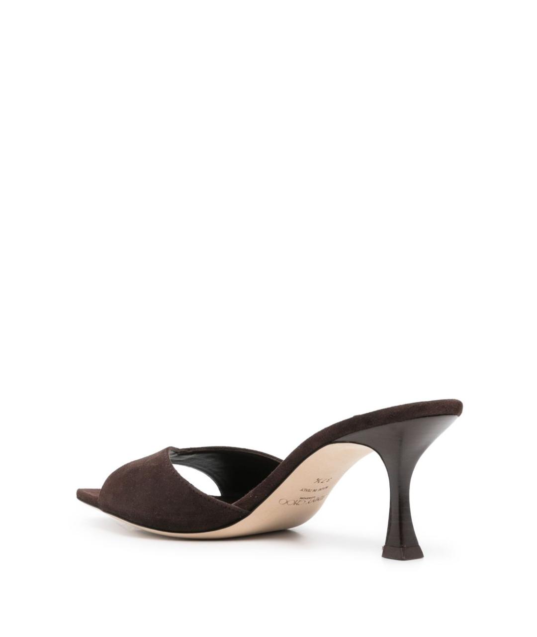 JIMMY CHOO Коричневые босоножки, фото 3