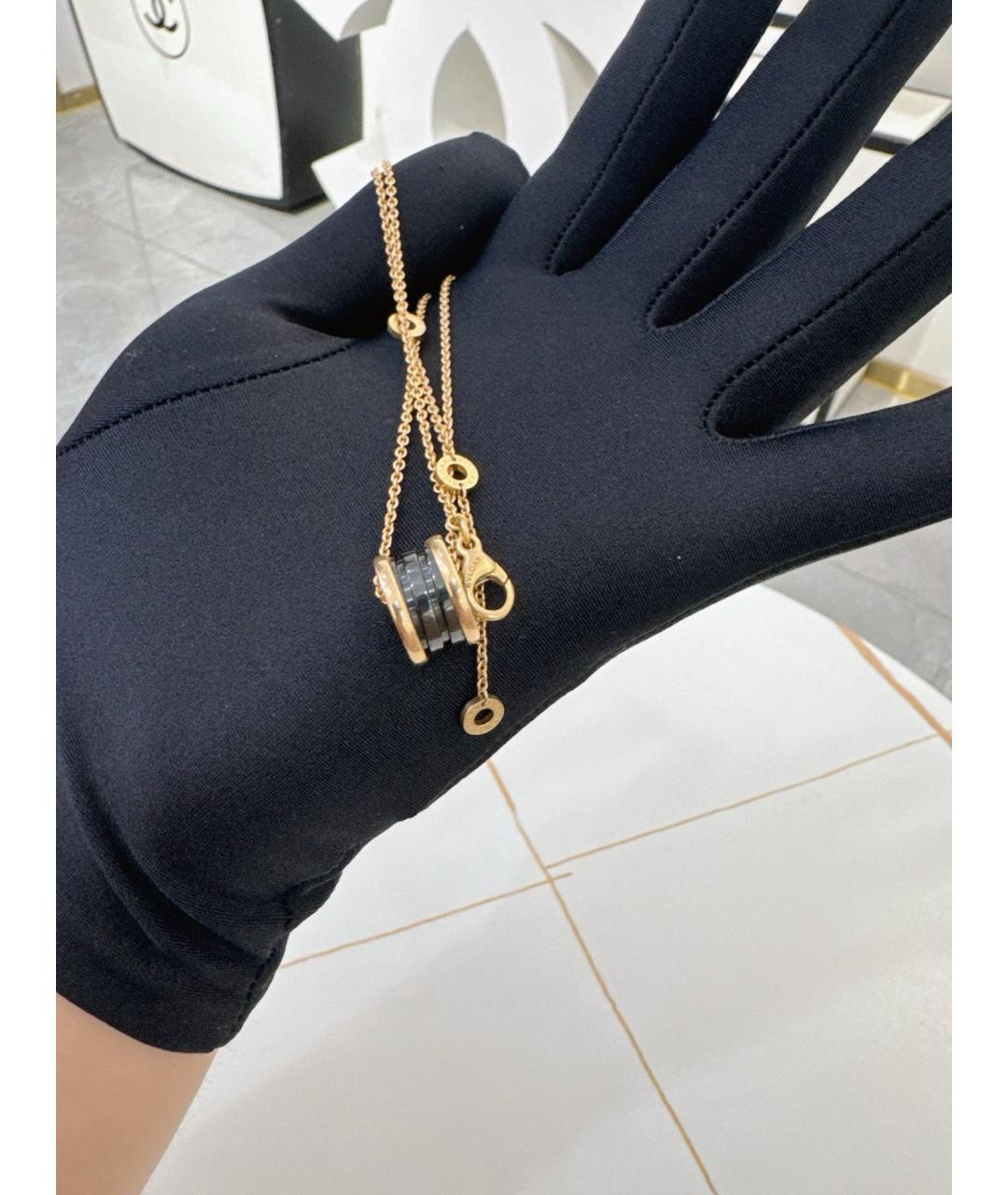 BVLGARI Золотое колье из розового золота, фото 5