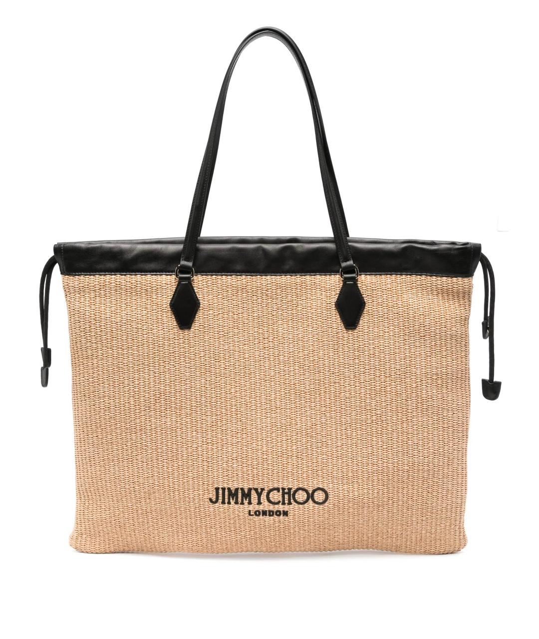 JIMMY CHOO Бежевая сумка тоут, фото 1