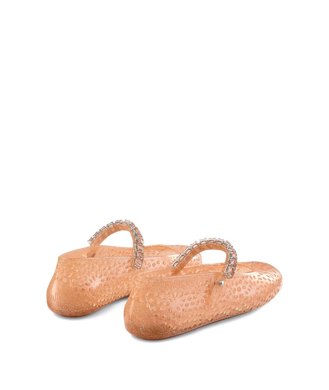 JIMMY CHOO Бежевые балетки, фото 3