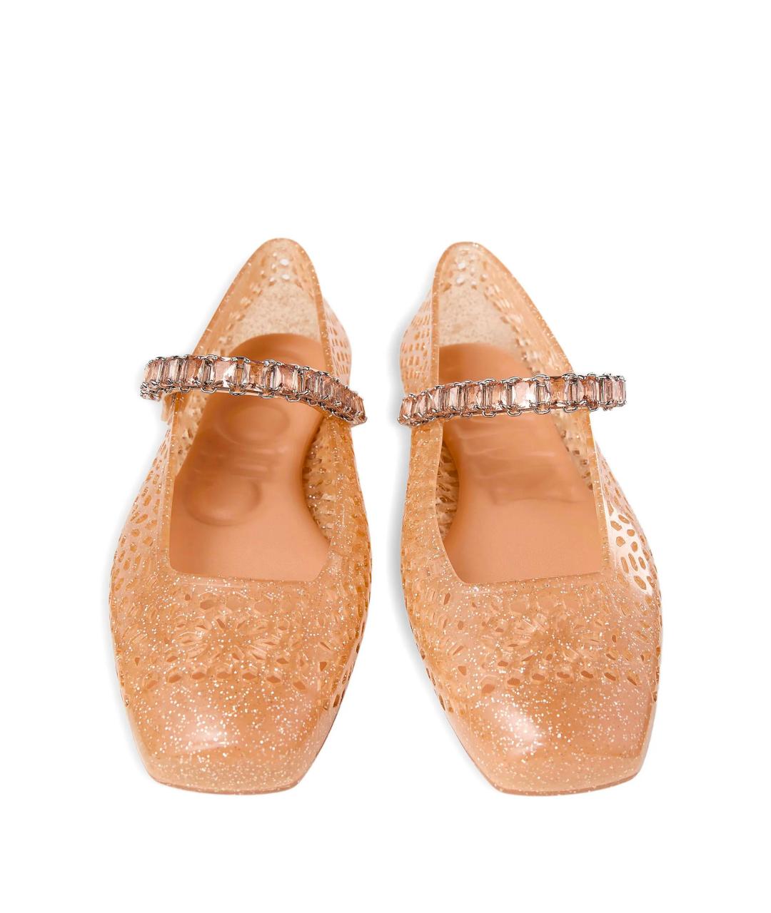 JIMMY CHOO Бежевые балетки, фото 4