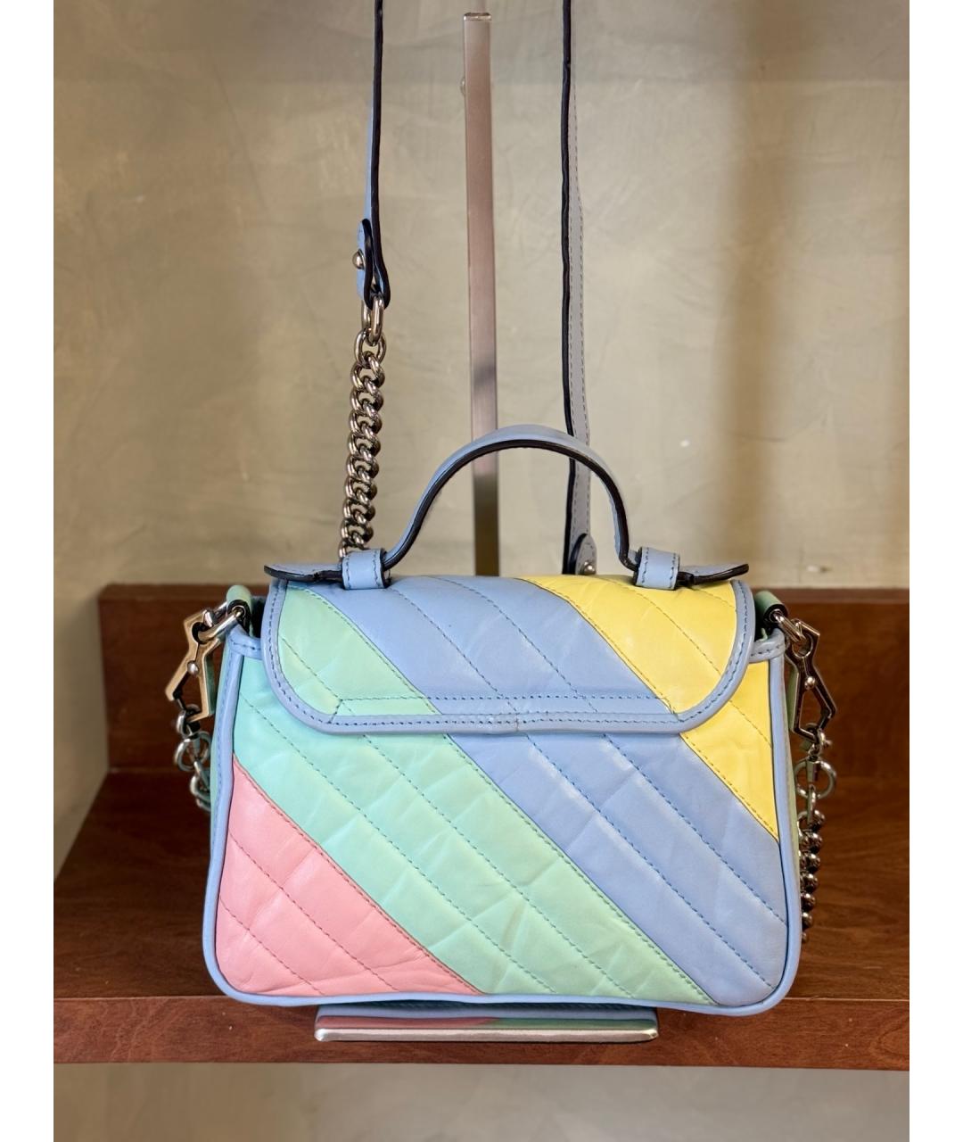 GUCCI Мульти кожаная сумка с короткими ручками, фото 6