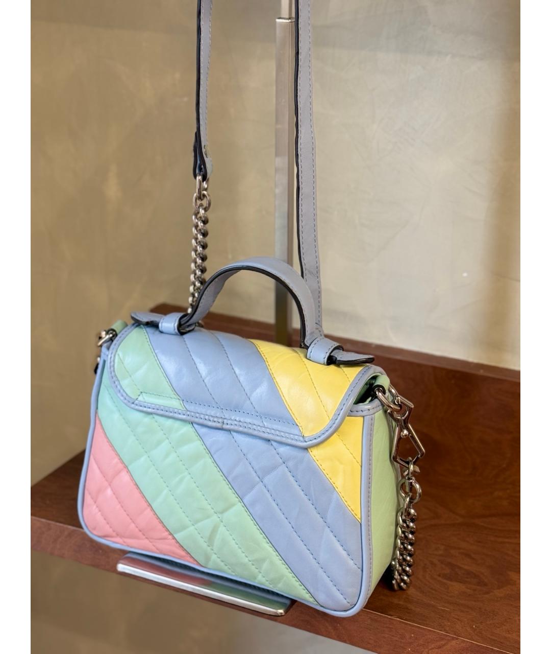 GUCCI Мульти кожаная сумка с короткими ручками, фото 7