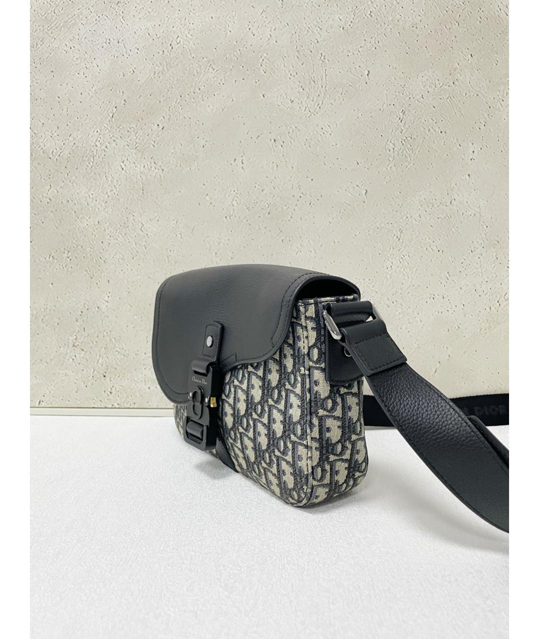CHRISTIAN DIOR Жаккардовая сумка на плечо, фото 4