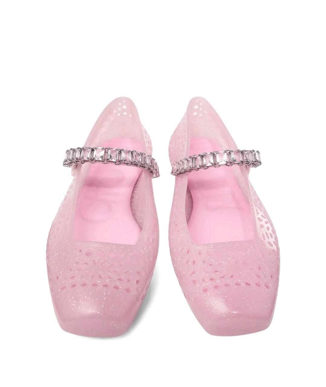 JIMMY CHOO Розовые балетки, фото 4